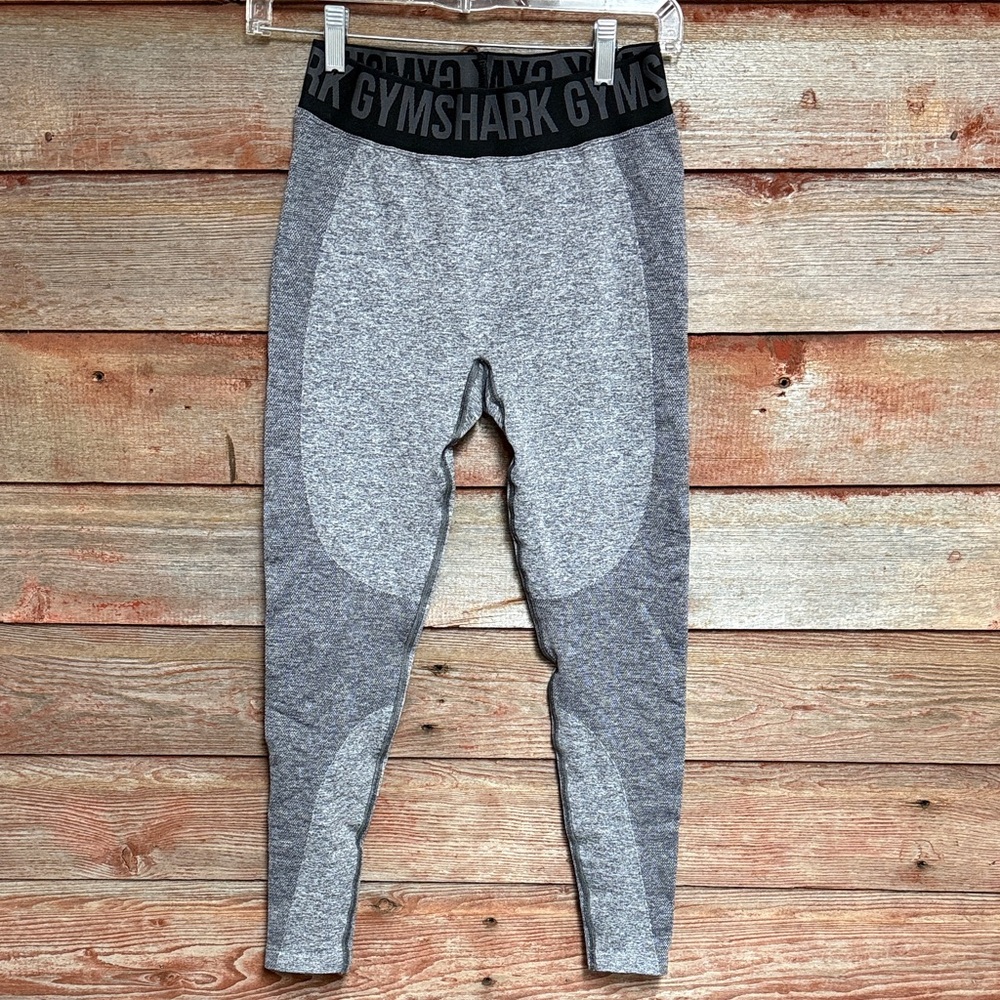 Gymshark XS Charcoal and Light Gray Seamless Leggings